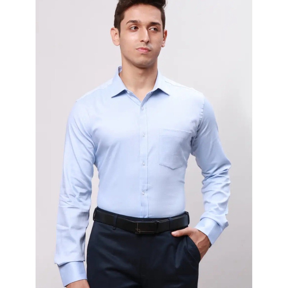 New Men's Park Avenue Light Blue Dress Shirt - Size Small